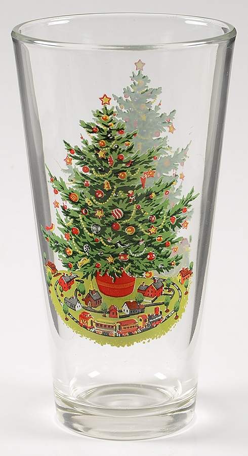 Christmas Heritage 20 Oz Glassware Tumbler by Pfaltzgraff-1