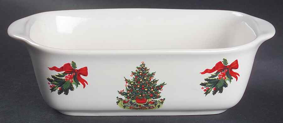 Christmas Heritage Mini Loaf Pan by Pfaltzgraff-1