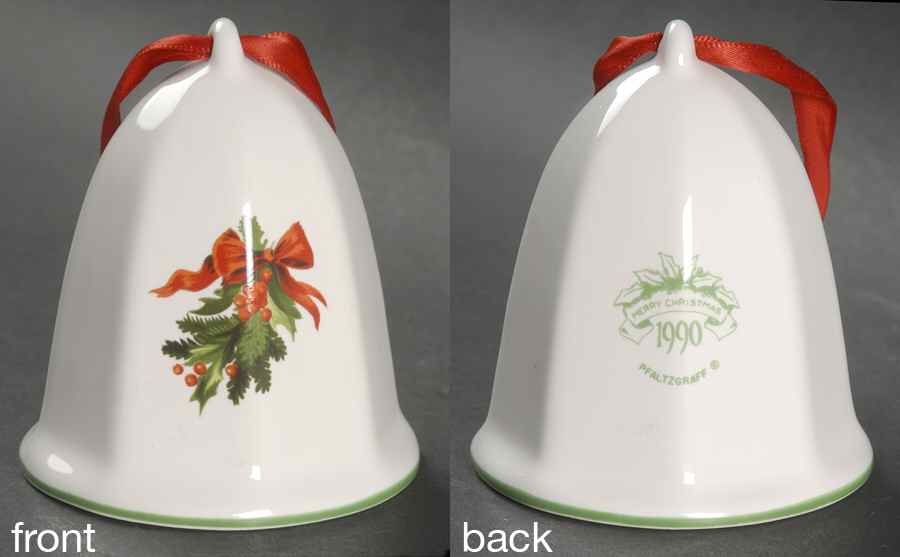 Christmas Heritage Bell Ornament by Pfaltzgraff-1