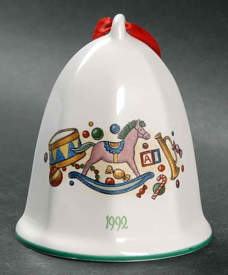 Christmas Heritage Bell Ornament by Pfaltzgraff-1