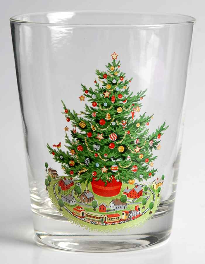 Christmas Heritage 14 Oz Glassware Double Old Fashioned by Pfaltzgraff-1