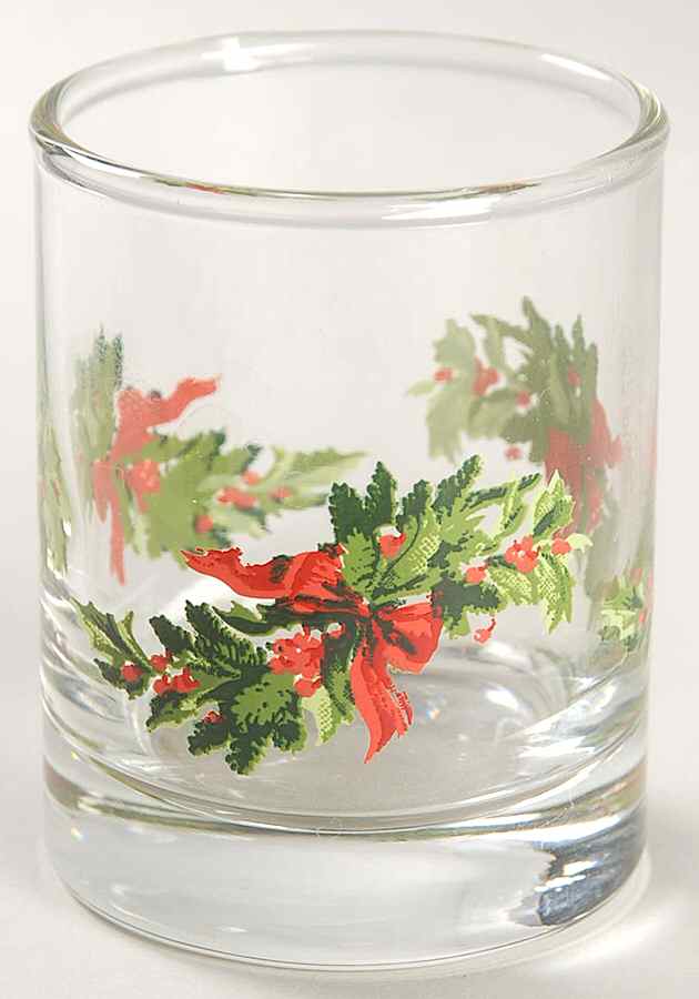 Christmas Heritage Glassware Votive Candleholder by Pfaltzgraff-1