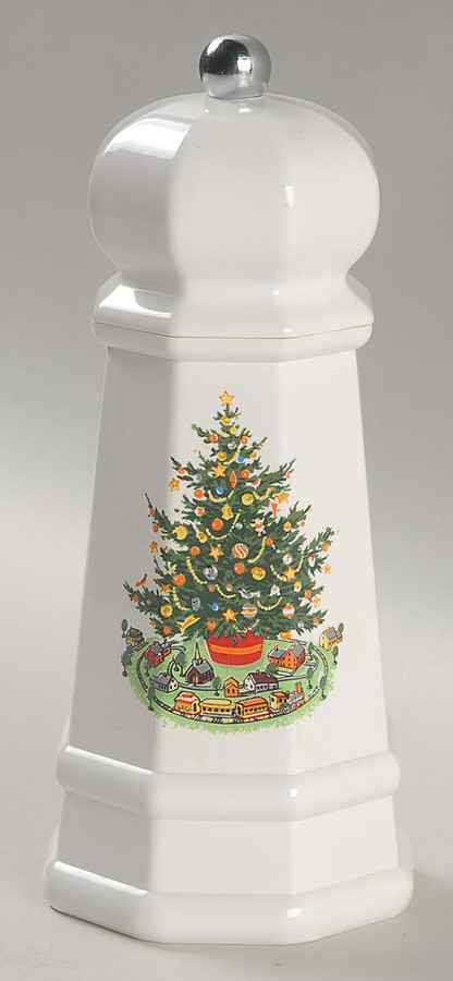 Christmas Heritage Plastic Pepper Mill by Pfaltzgraff-1
