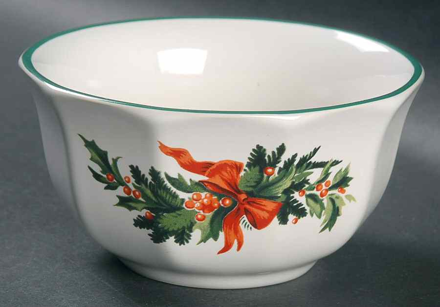 Christmas Heritage Dessert Bowl by Pfaltzgraff-1