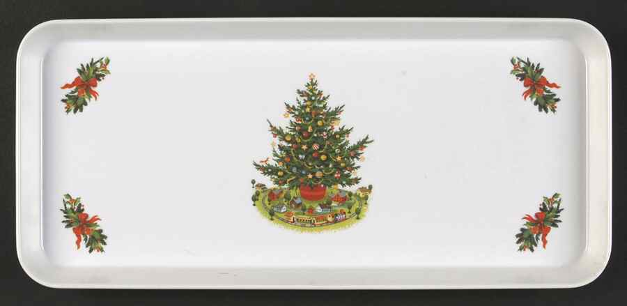 Christmas Heritage 13" Melamine Sandwich Tray by Pfaltzgraff-1