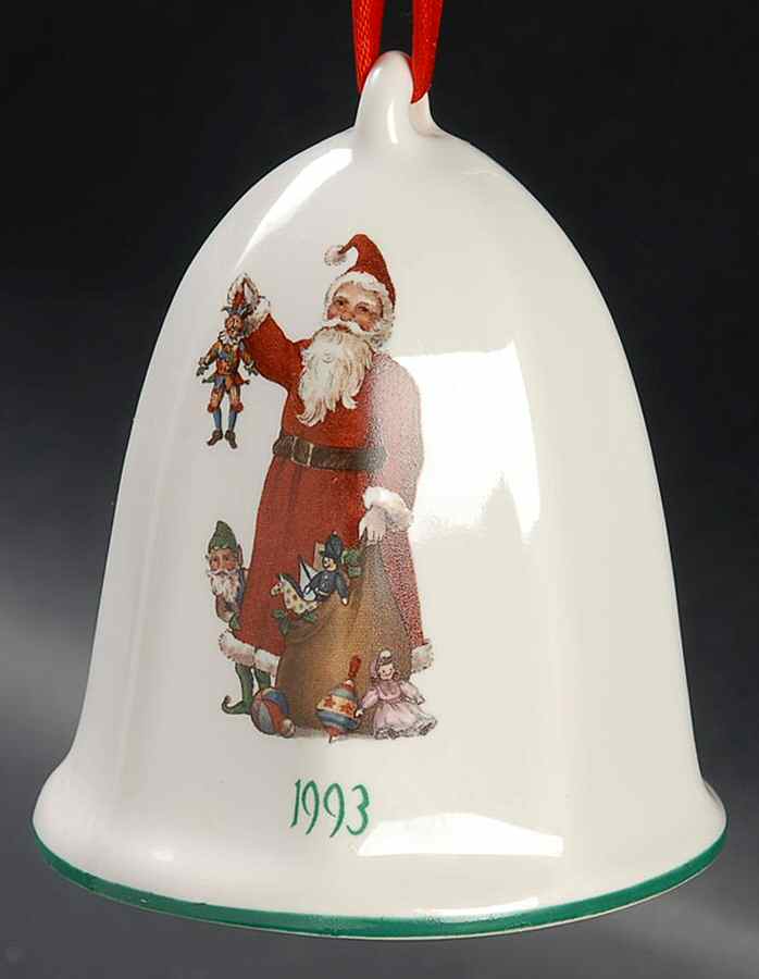 Christmas Heritage Bell Ornament by Pfaltzgraff-1