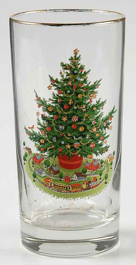 Christmas Heritage 10 Oz Glassware Tumbler by Pfaltzgraff-1