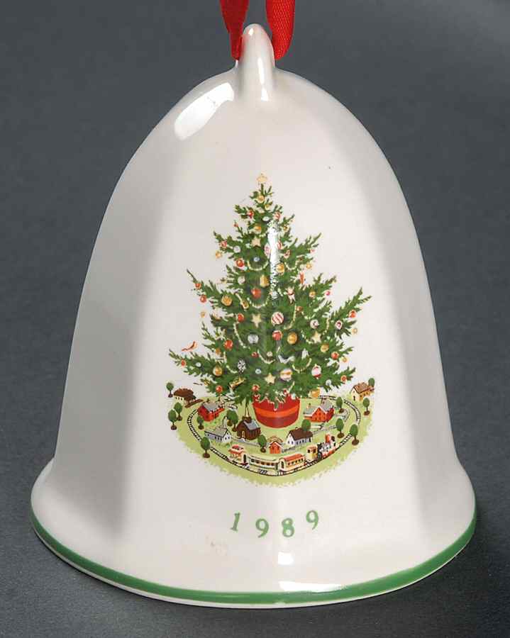 Christmas Heritage 1989 Collector Bell by Pfaltzgraff-1