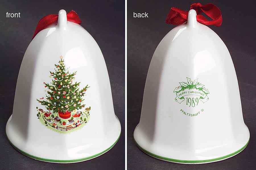 Christmas Heritage 1989 Collector Bell by Pfaltzgraff-1
