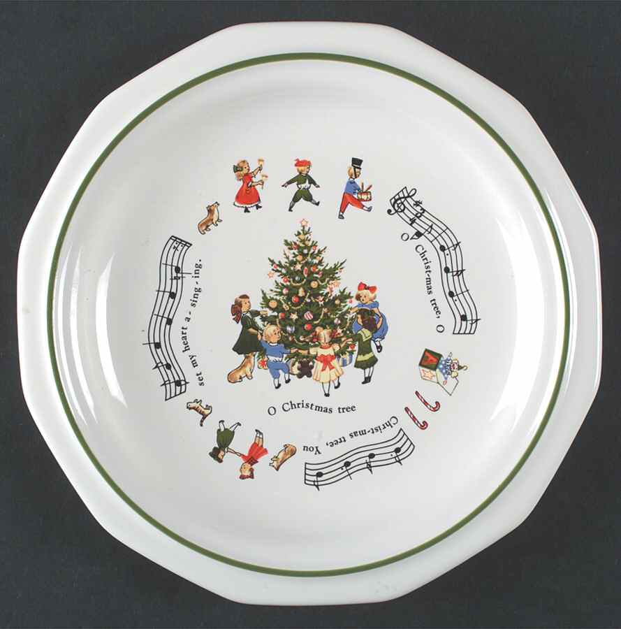 Christmas Heritage Child's Plate by Pfaltzgraff-1