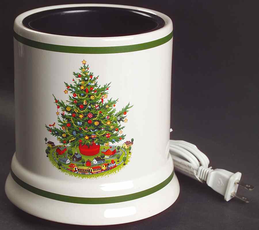 Christmas Heritage Electric Candle Jar Warmer by Pfaltzgraff-1
