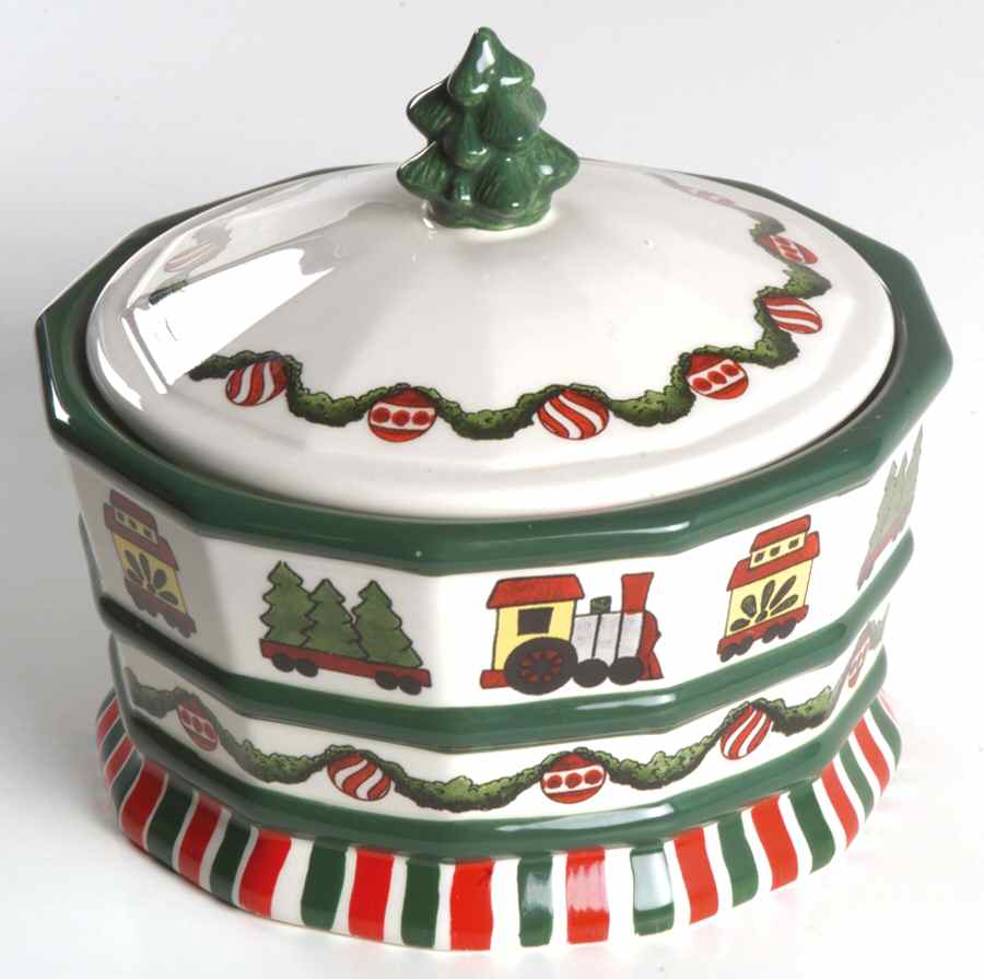 Christmas Heritage Candy Box & Lid by Pfaltzgraff-1