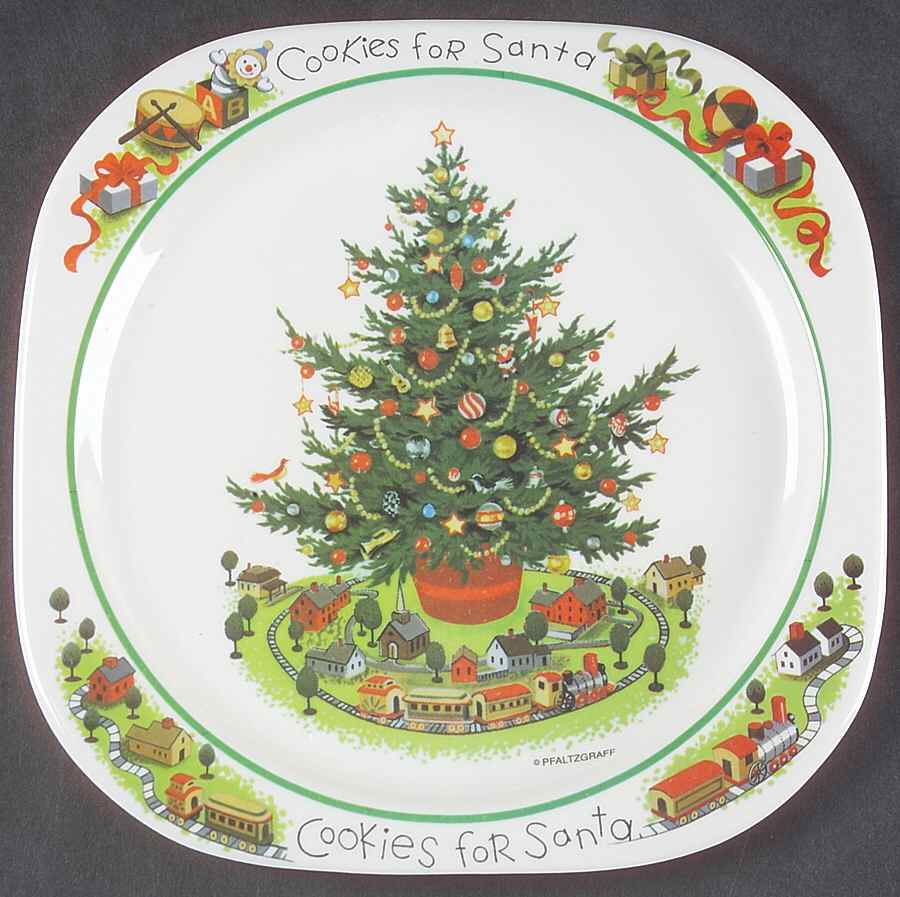 Christmas Heritage Melamine Cookie Plate by Pfaltzgraff-1