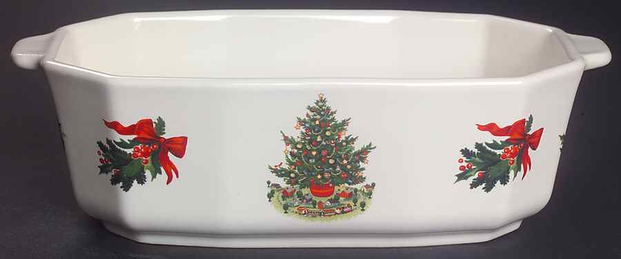 Christmas Heritage Mini Loaf Pan by Pfaltzgraff-1
