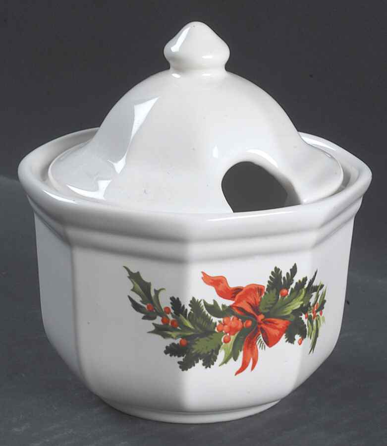 Christmas Heritage Jam/Jelly & Lid by Pfaltzgraff-1