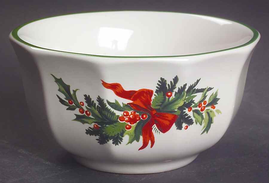 Christmas Heritage Dessert Bowl by Pfaltzgraff-1