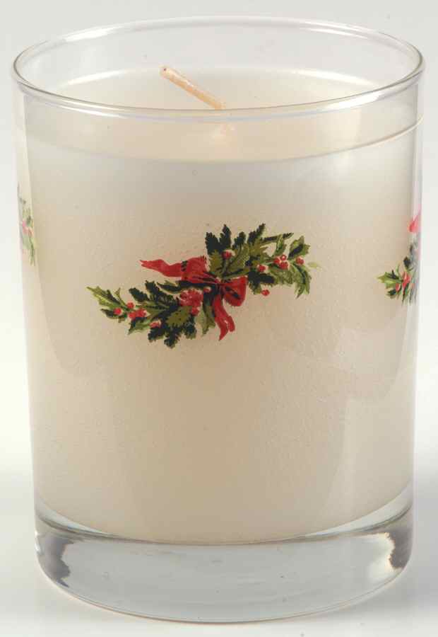 Christmas Heritage Glassware Old Fashion/Votive by Pfaltzgraff-1