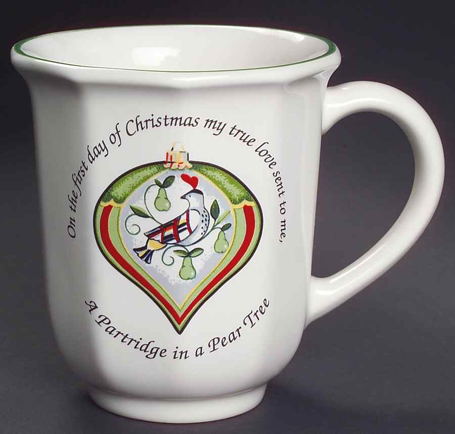 Christmas Heritage Accent Mug by Pfaltzgraff-1