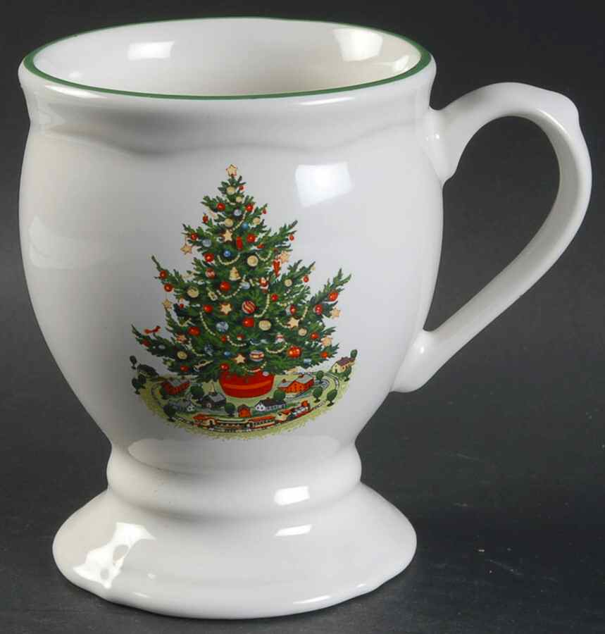 Christmas Heritage Pedestal Mug by Pfaltzgraff-1
