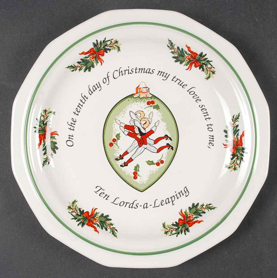 Christmas Heritage Holiday Luncheon Plate by Pfaltzgraff-1