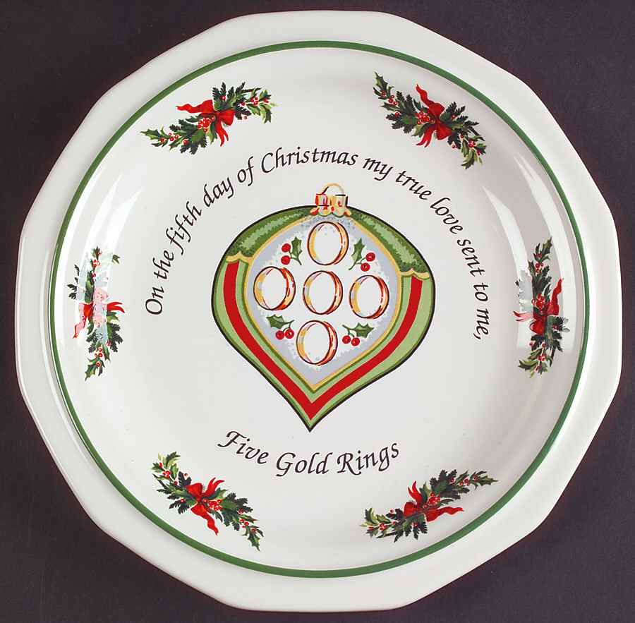 Christmas Heritage Holiday Luncheon Plate by Pfaltzgraff-1