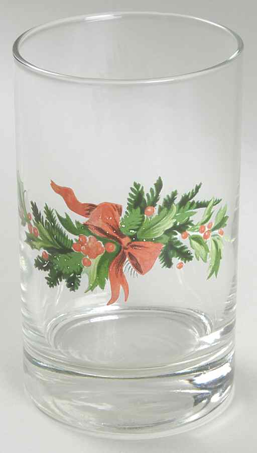 Christmas Heritage 6 Oz Glassware Juice by Pfaltzgraff-1