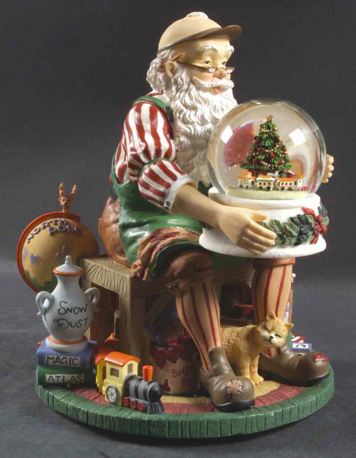 Christmas Heritage Santa Musical Figurine by Pfaltzgraff-1