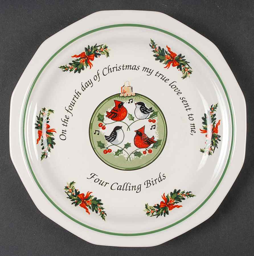 Christmas Heritage Holiday Luncheon Plate by Pfaltzgraff-1