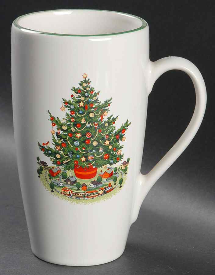 Christmas Heritage Latte Mug by Pfaltzgraff-1