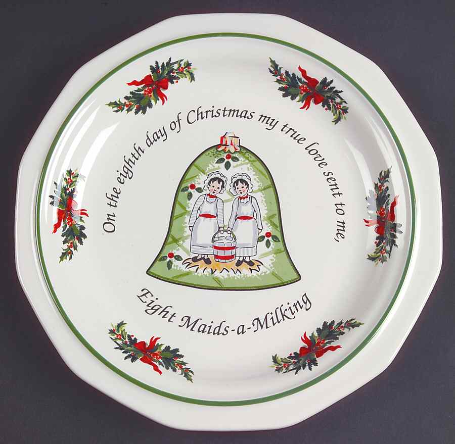 Christmas Heritage Holiday Luncheon Plate by Pfaltzgraff-1