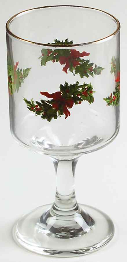 Christmas Heritage 6 Oz Glassware Wine by Pfaltzgraff-1