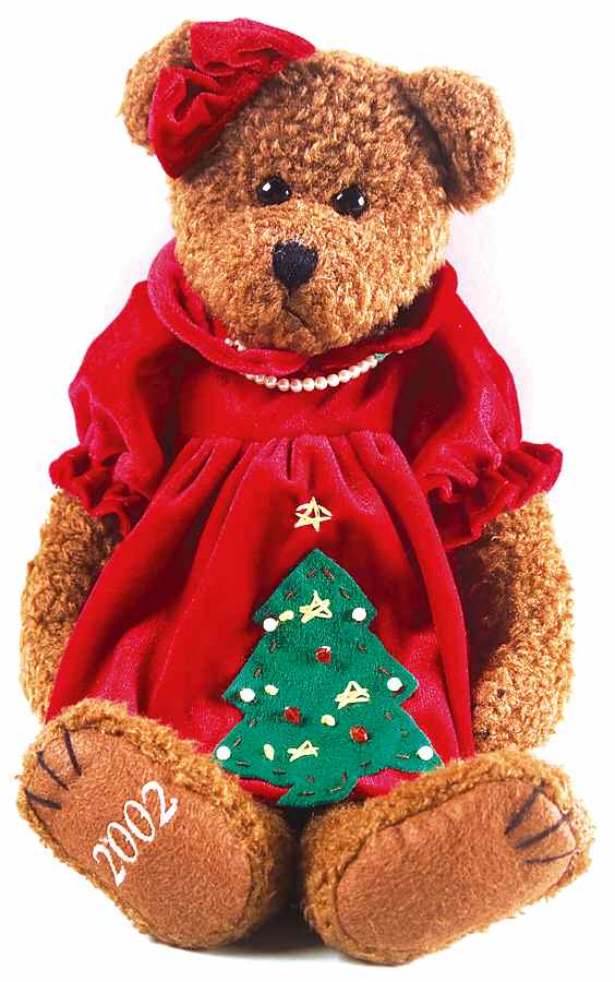 Christmas Heritage Dated Plush Teddy Bear by Pfaltzgraff-1