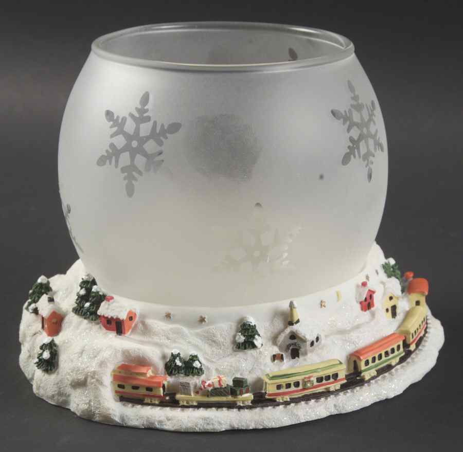 Christmas Heritage 2 Piece Sculptured Tea Light Globe by Pfaltzgraff-1