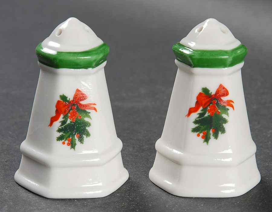 Christmas Heritage Individual Salt & Pepper Set by Pfaltzgraff-1
