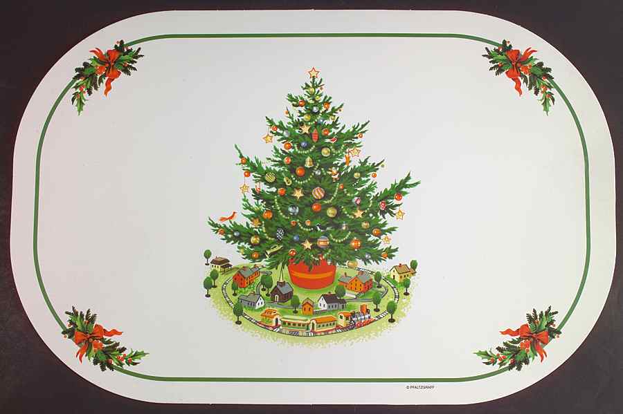 Christmas Heritage Vinyl Placemat by Pfaltzgraff-1