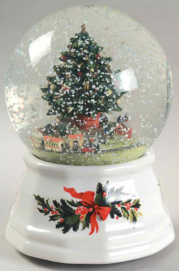 Christmas Heritage Snow Globe by Pfaltzgraff-1