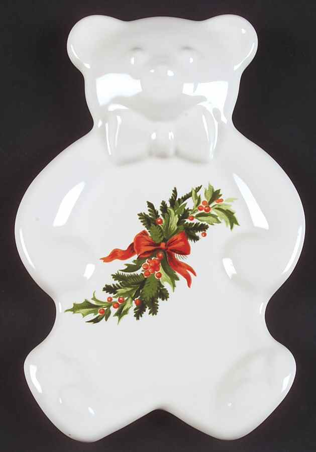 Christmas Heritage Teddy Spoon Holder by Pfaltzgraff-1