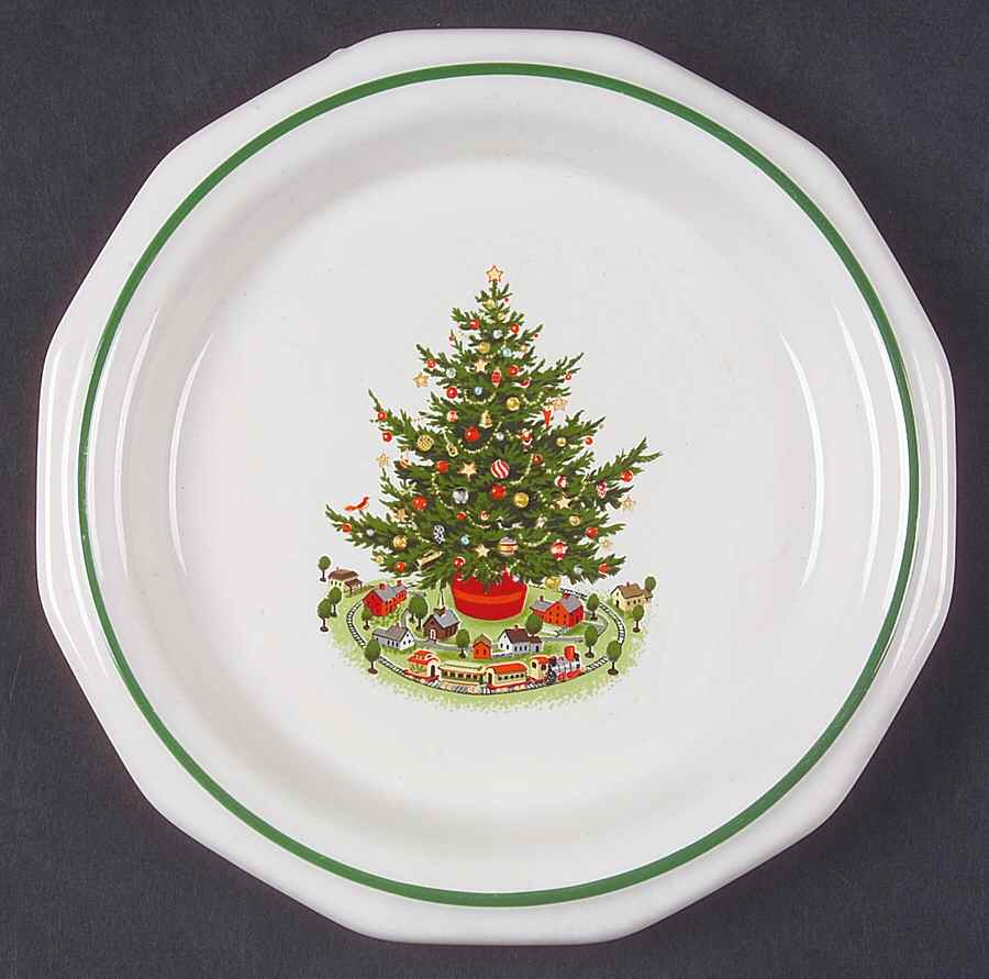 Christmas Heritage Salad Plate by Pfaltzgraff-1