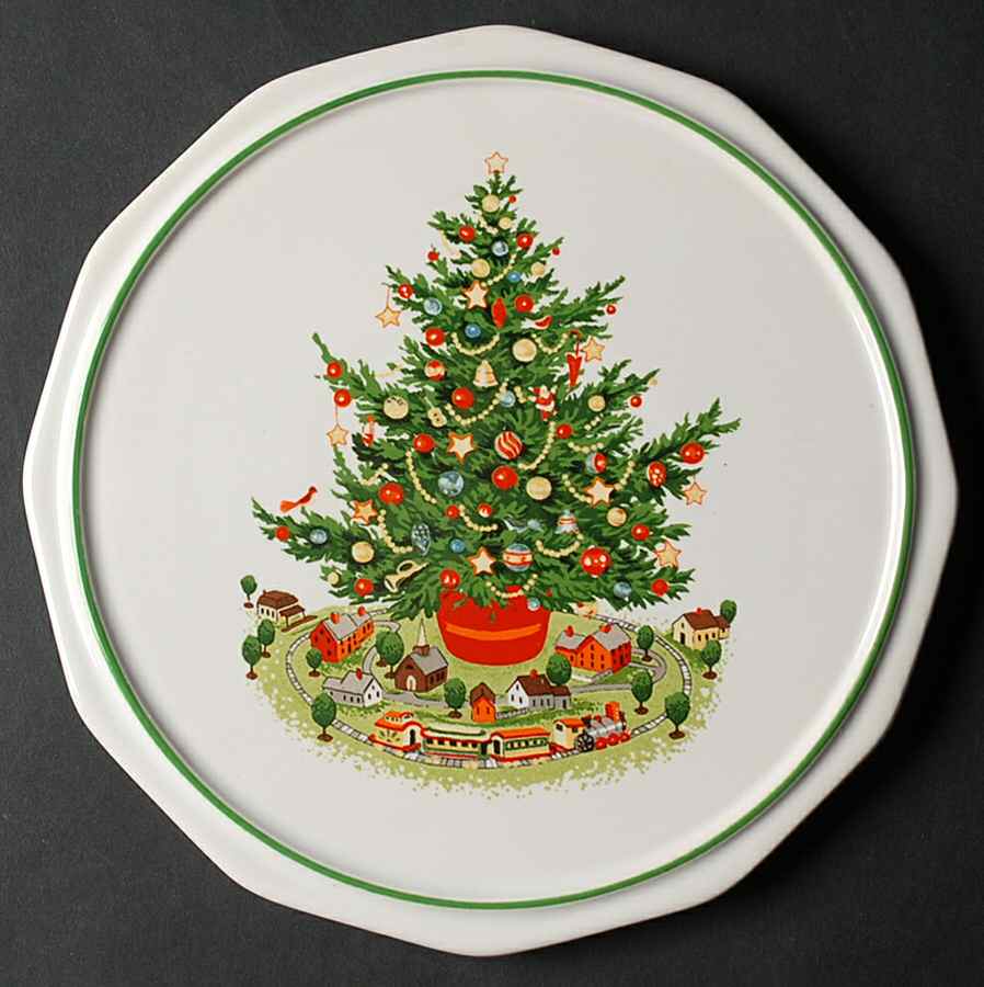 Christmas Heritage Cheese Tray Board by Pfaltzgraff-1