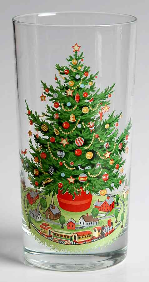 Christmas Heritage 10 Oz Glassware Tumbler by Pfaltzgraff-1