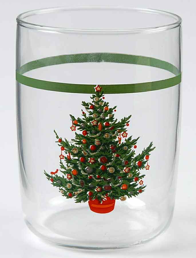 Christmas Heritage 8 Oz Glassware Juice by Pfaltzgraff-1