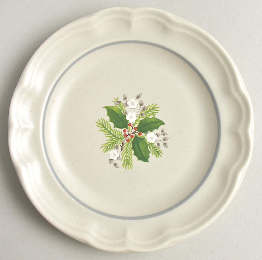 Christmas Heirloom Salad Plate by Pfaltzgraff-1
