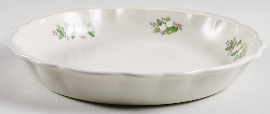 Christmas Heirloom Pie Serving Plate by Pfaltzgraff-1