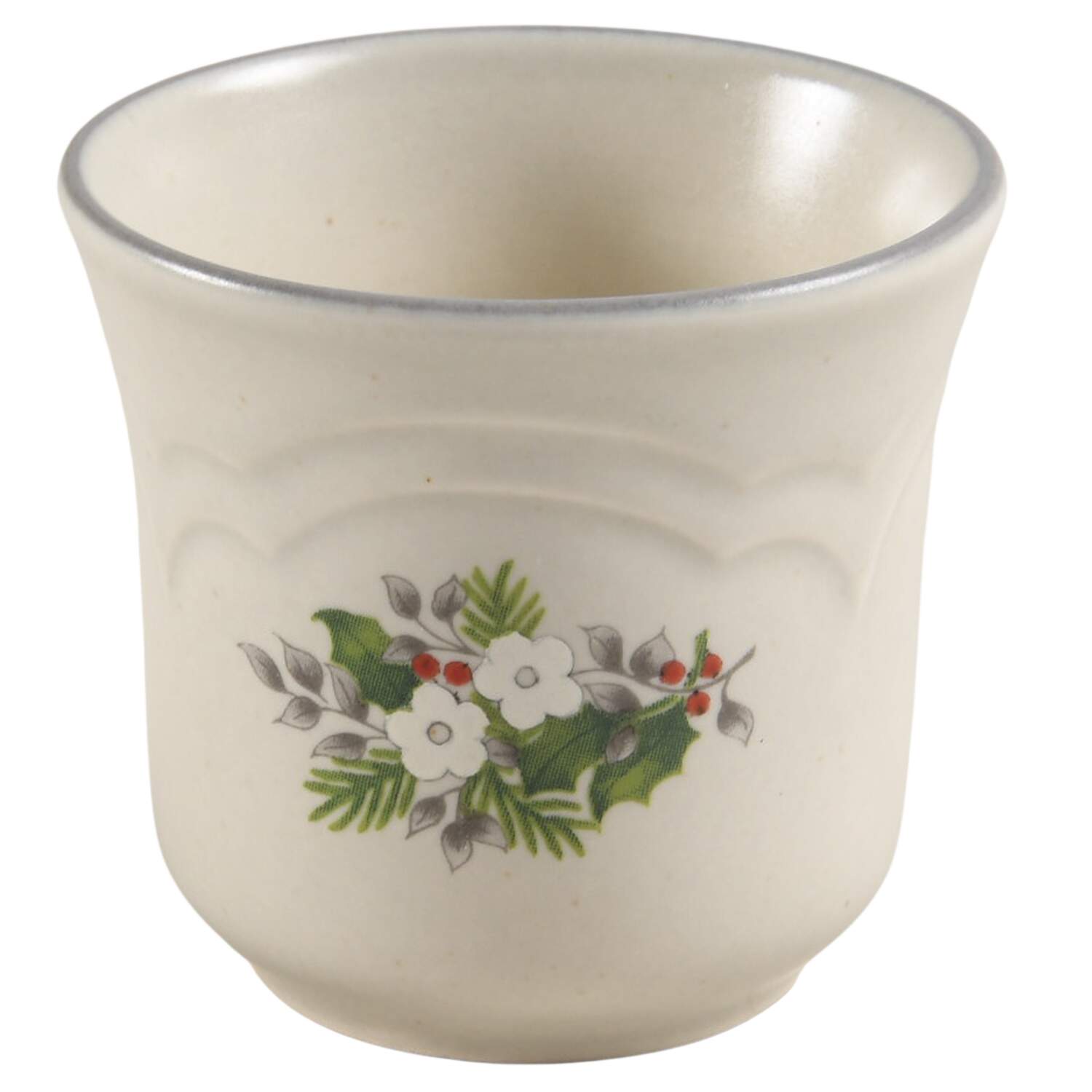 Christmas Heirloom Mini Lite Votive Base Only by Pfaltzgraff-1