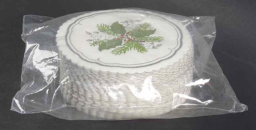 Christmas Heirloom Paper Coaster - Set of 36 by Pfaltzgraff-1