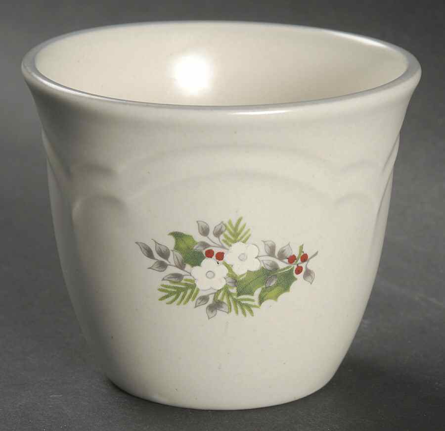 Christmas Heirloom Custard Cup by Pfaltzgraff-1