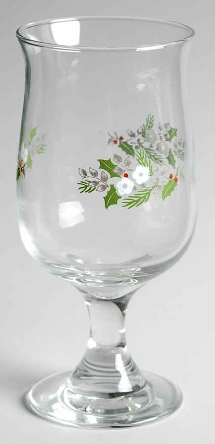 Christmas Heirloom 10 Oz Glassware Goblet by Pfaltzgraff-1