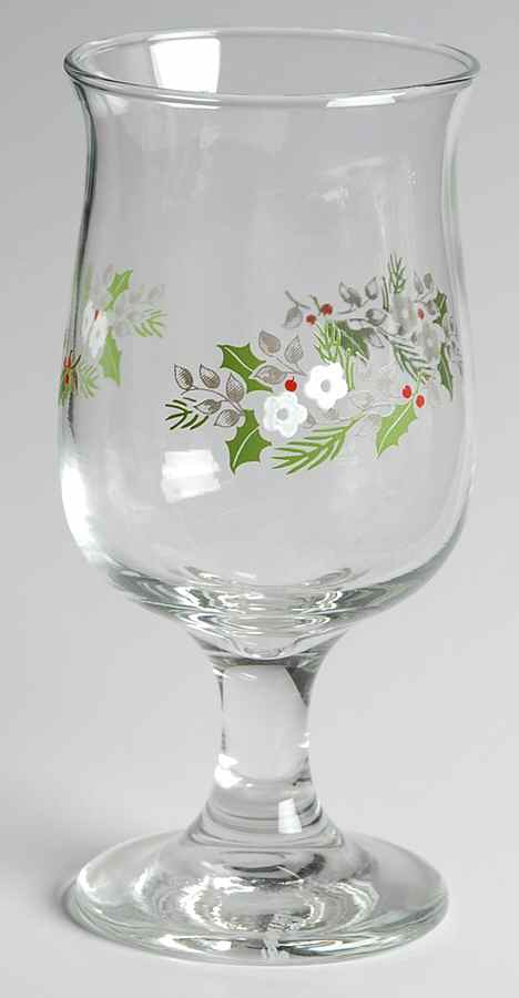 Christmas Heirloom 8 Oz Glassware Wine by Pfaltzgraff-1