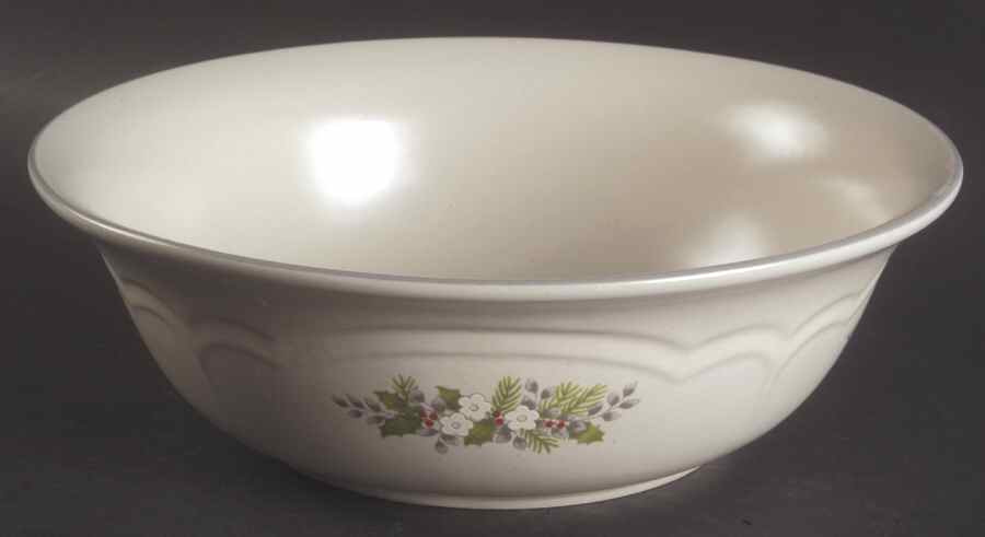 Christmas Heirloom 8" Round Vegetable Bowl by Pfaltzgraff-1