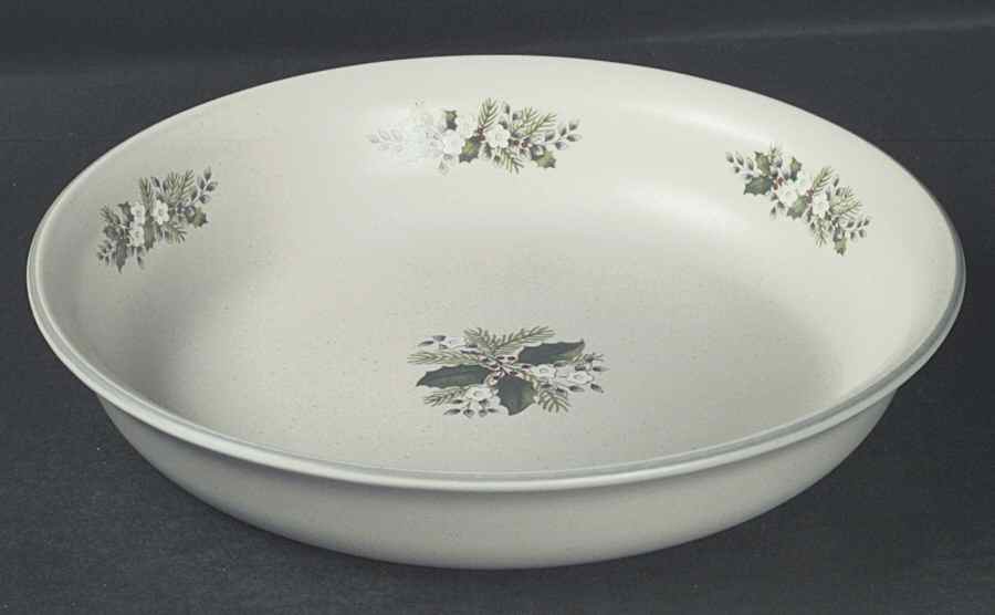 Christmas Heirloom Deep Pie Serving Plate by Pfaltzgraff-1